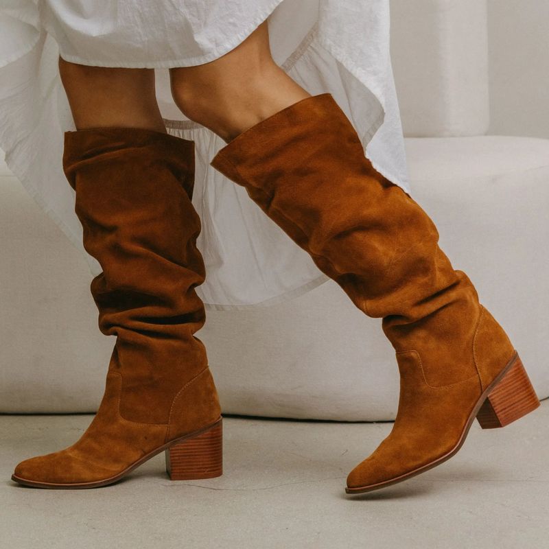 Tall Slouchy Boots (Especially in Suede)