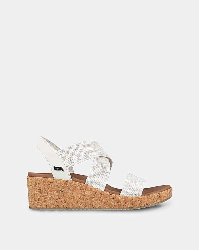 Skechers Arch Fit Beverlee Wedge Sandals