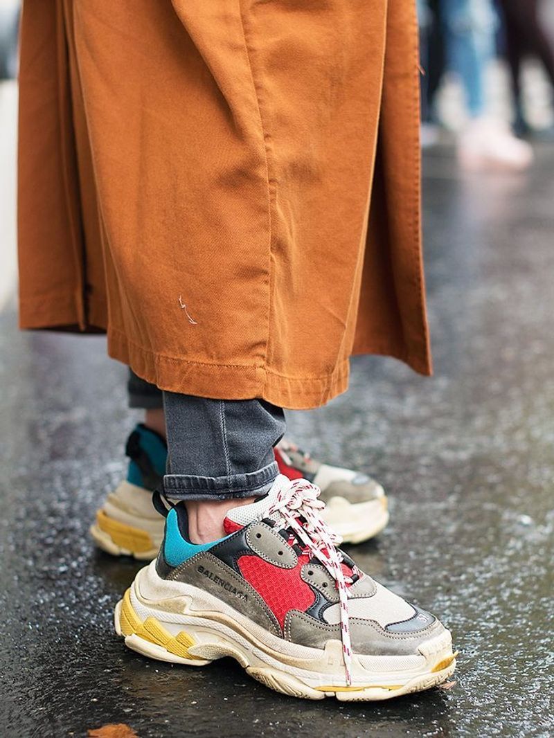 Overly Chunky Dad Sneakers (Think Balenciaga Triple S knockoffs)