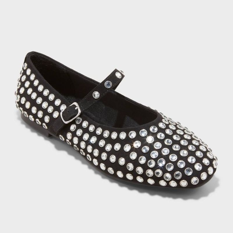 A New Day™ Issa Rhinestone Mary Jane Ballet Flats