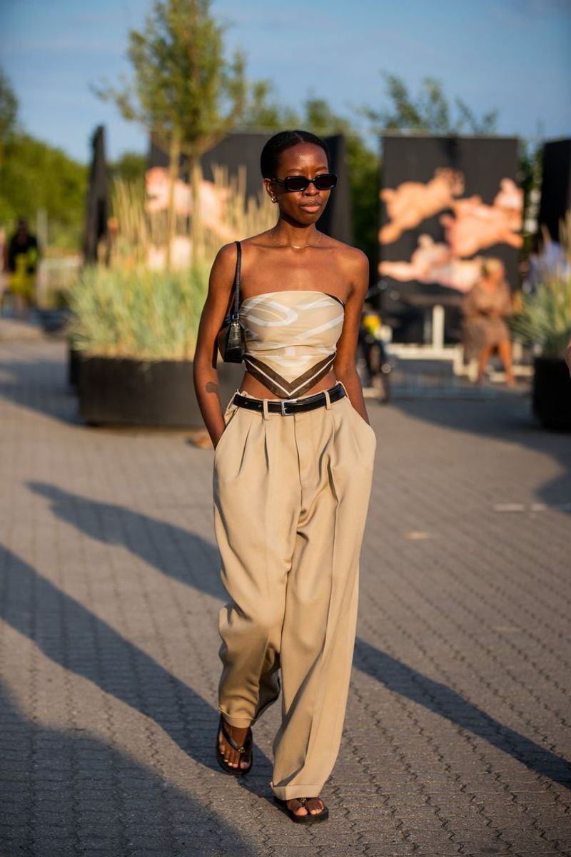 High-Waisted Trousers