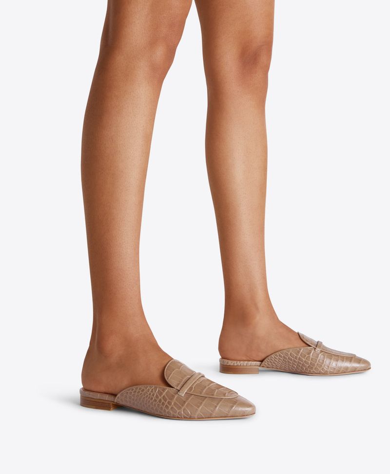 Backless Mules with Zero Arch Support