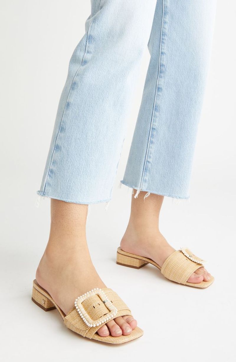 Sam Edelman Deacon Raffia Sandals