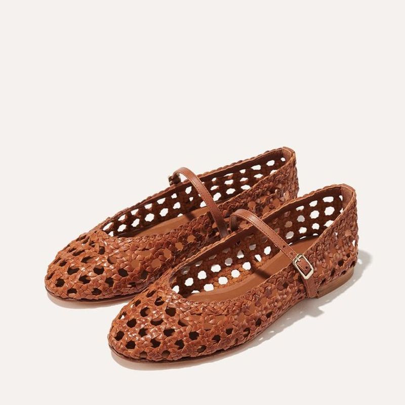 Margaux ‘The Demi’ Woven Ballet Flat
