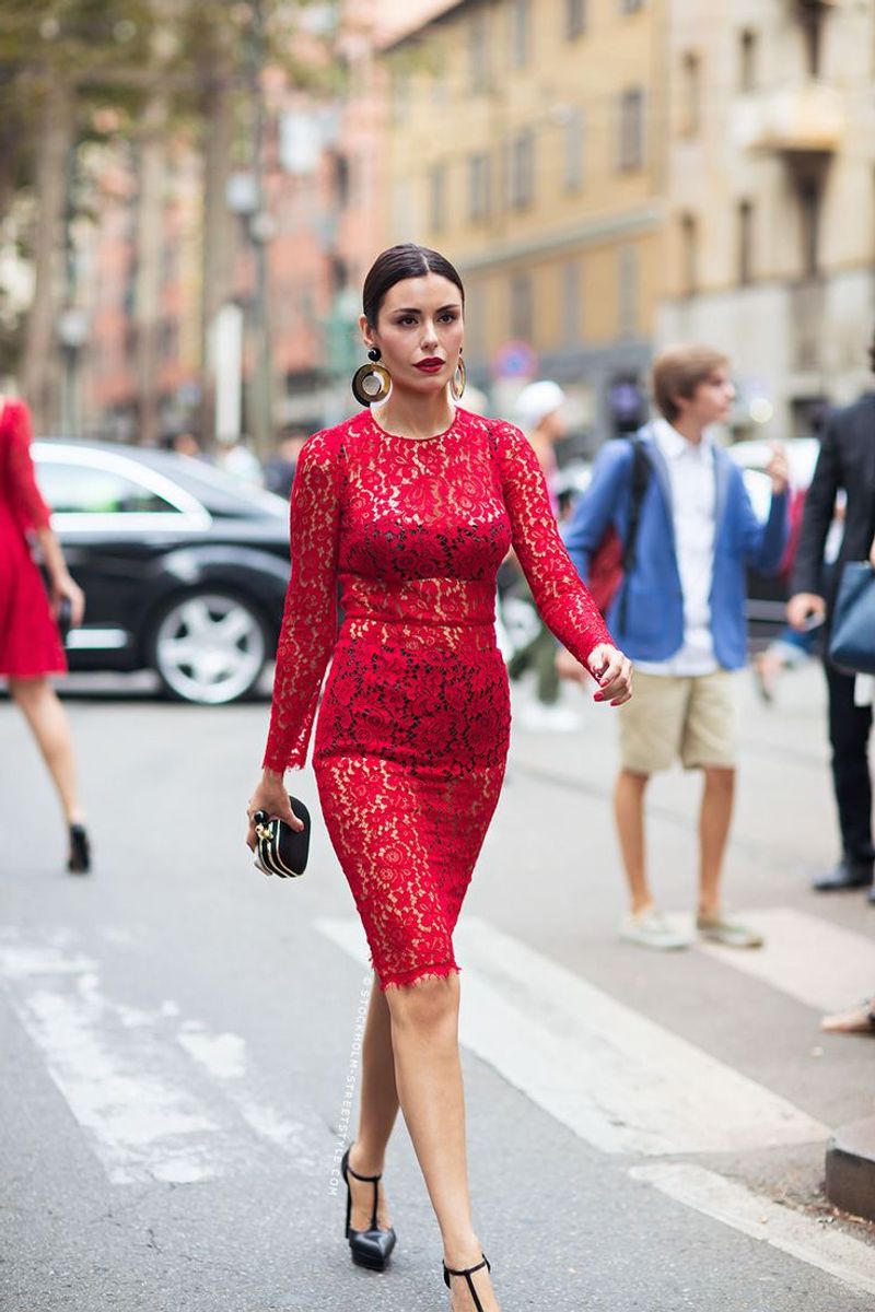 Platform Wedges with Bodycon Dresses