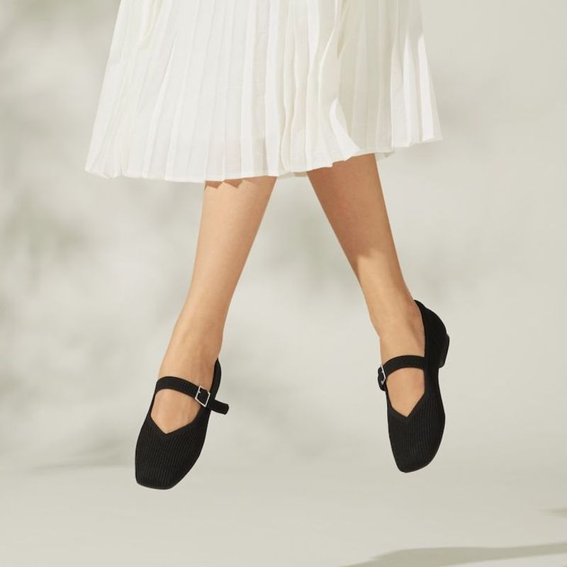Square-Toe Mary Janes