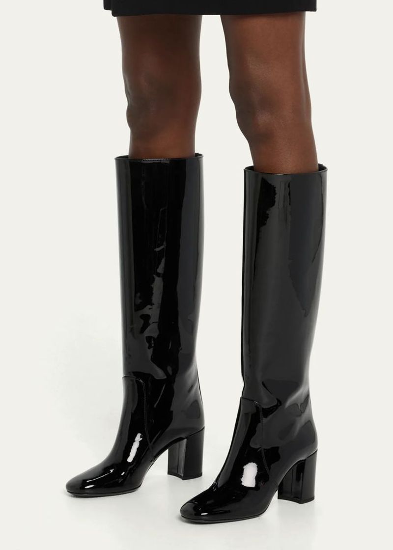 Patent Leather Knee-Highs (especially in black)