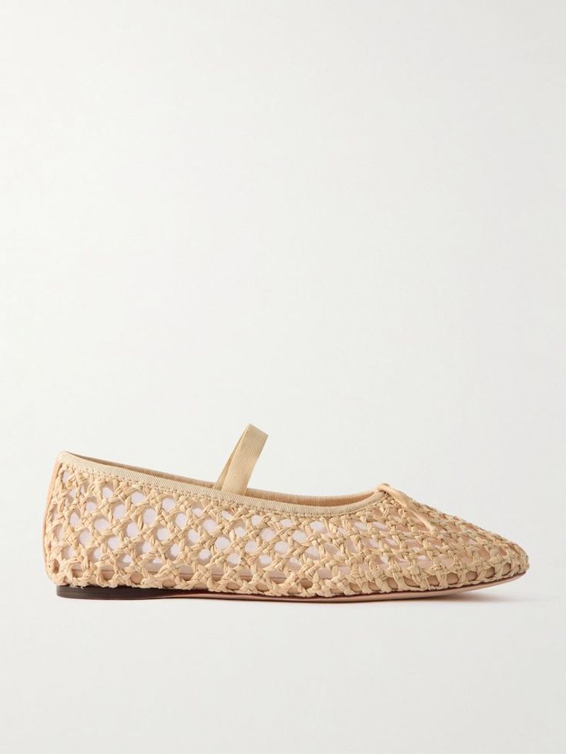 Woven Leather Flats