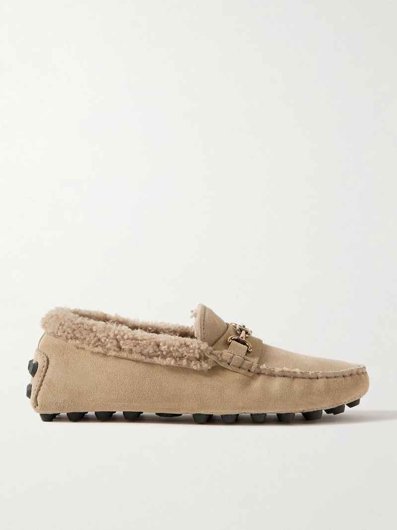 Tod's Gommino Suede Boat Shoes