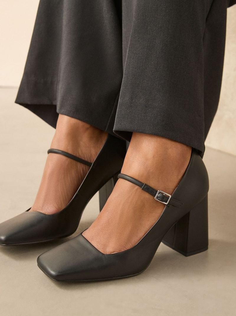 Square-Toe Mary Janes