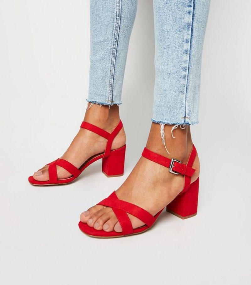 Low Block-Heel Sandals