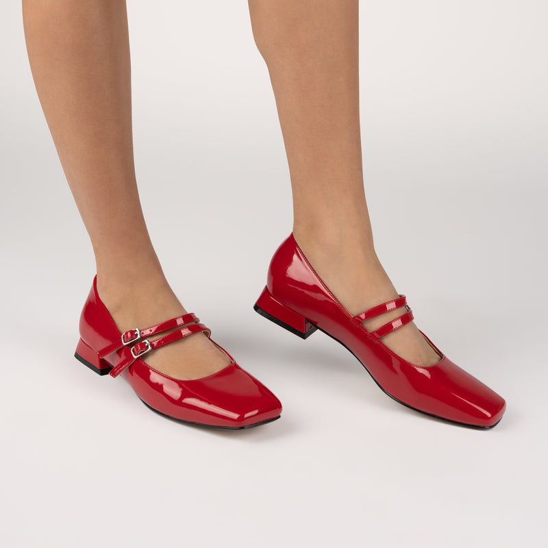 Amannda Ankle Strap Low Pump