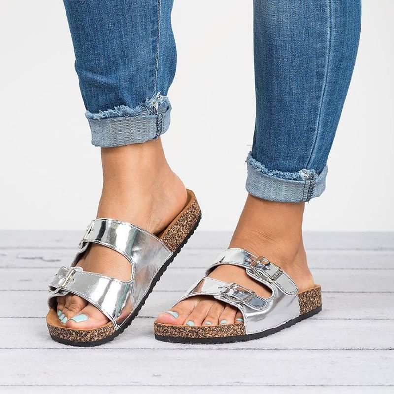 Metallic Band Slides