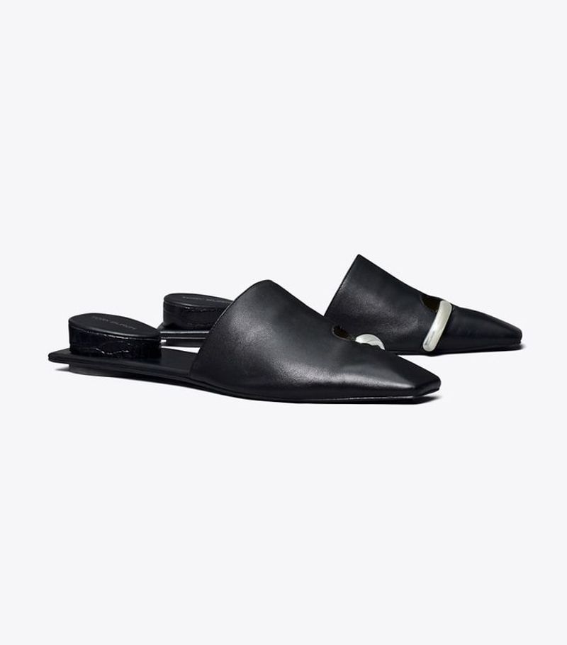 Tory Burch Pierced Mules