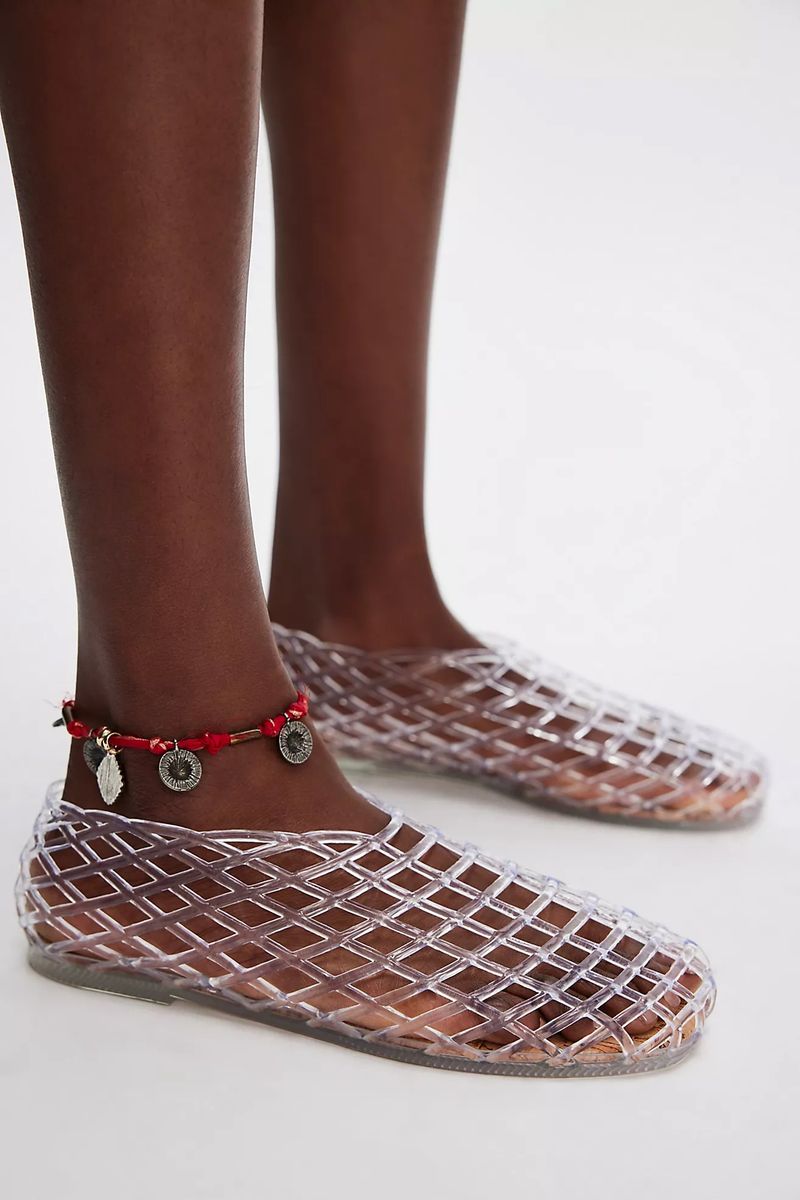 Old Navy Jelly Lattice Ballet Flats