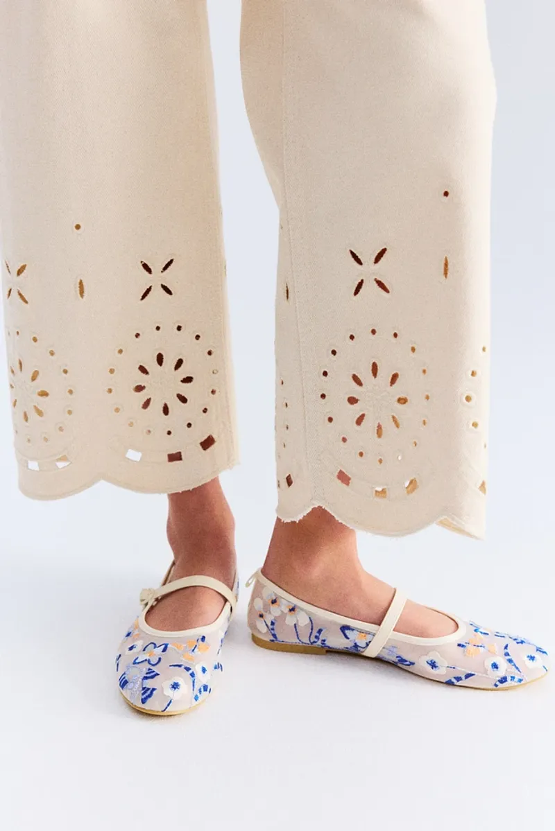 H&M Mesh Ballet Flats