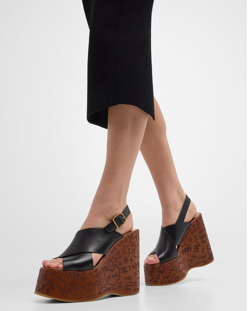 Chloé Maxime 130mm Wedges: Statement Height for the Bold