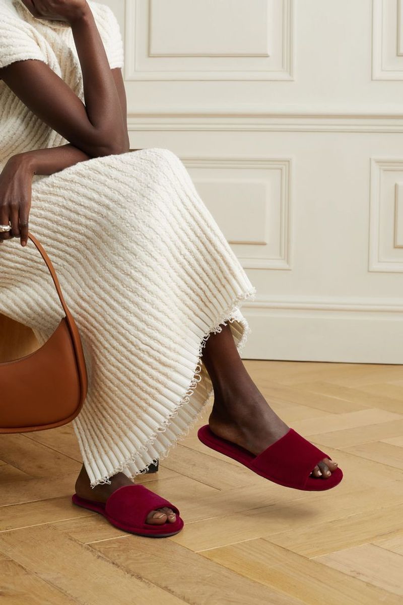 The Row 'Canal' Leather Slides