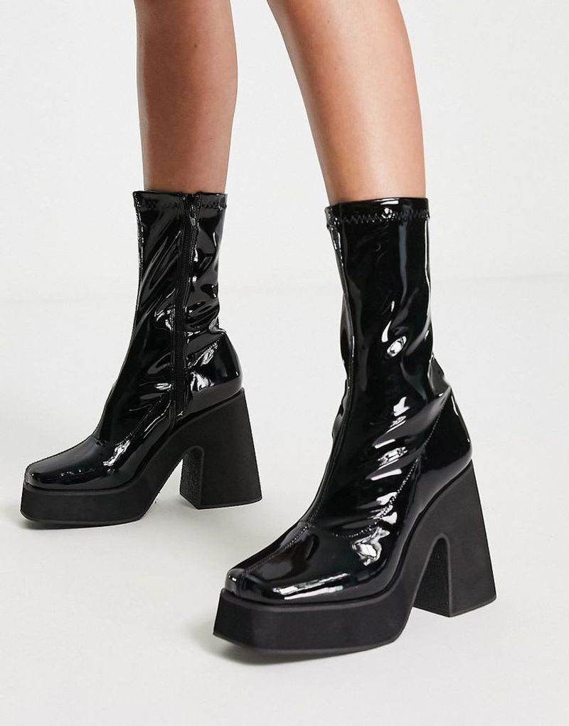 Chunky Platform Ankle Boots
