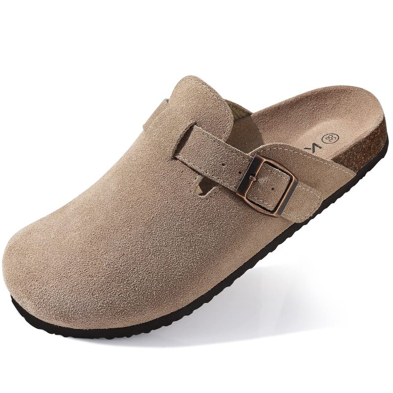 Litfun Suede Clogs