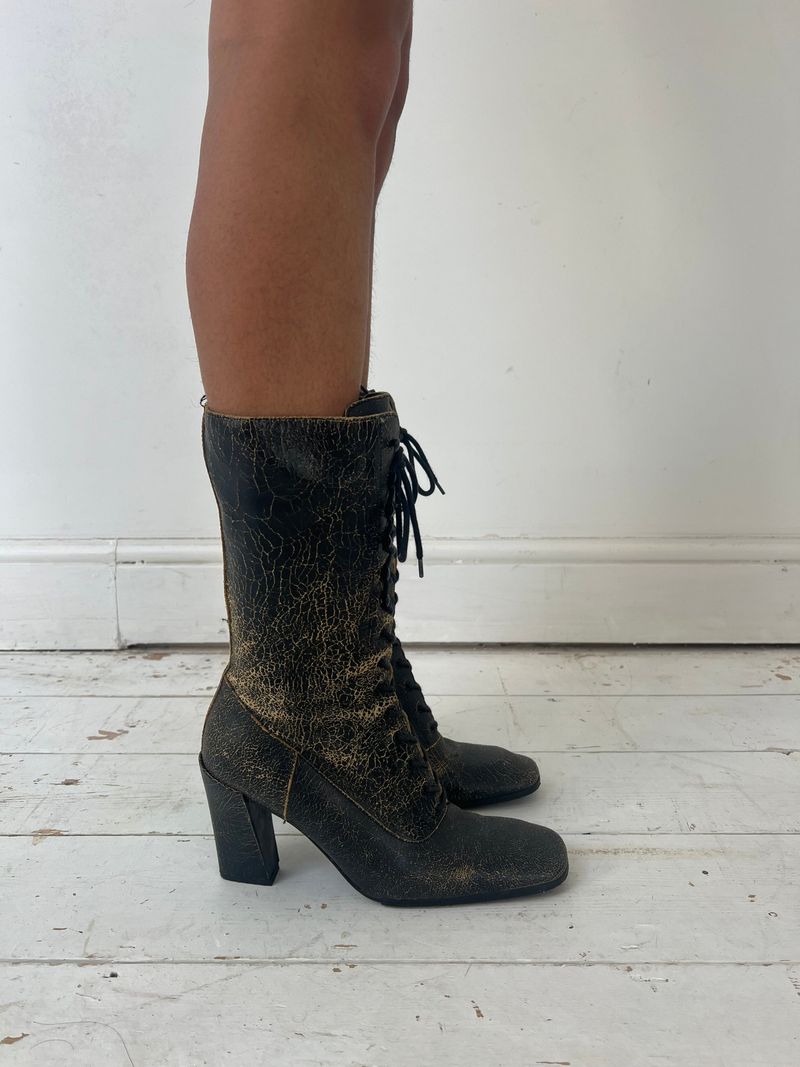 Cheap Faux-Leather Boots That Cracked Under Pressure