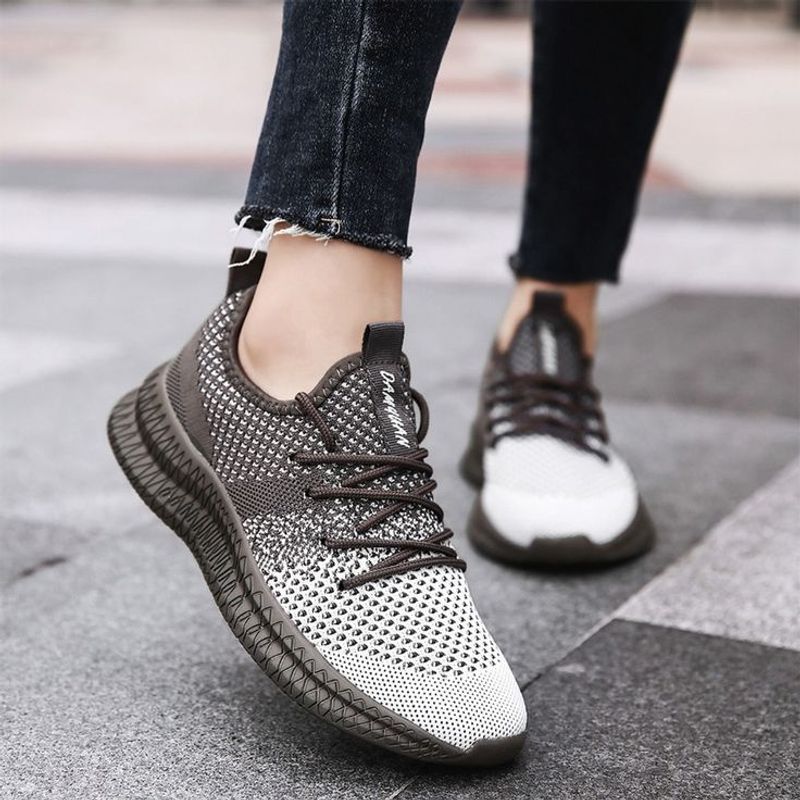 Lightweight Mesh Sneakers in Soft Grey or Navy
