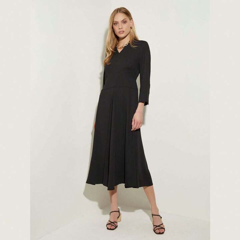 Misook – Crepe de Chine Wrap Dress