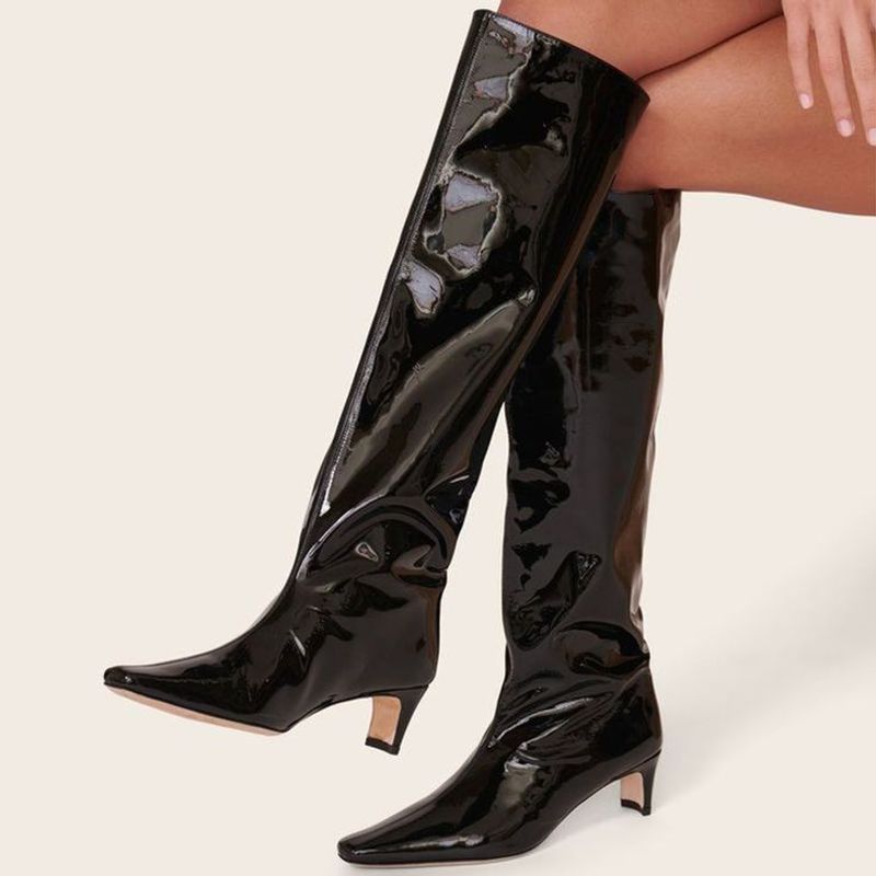 Patent Leather Boots