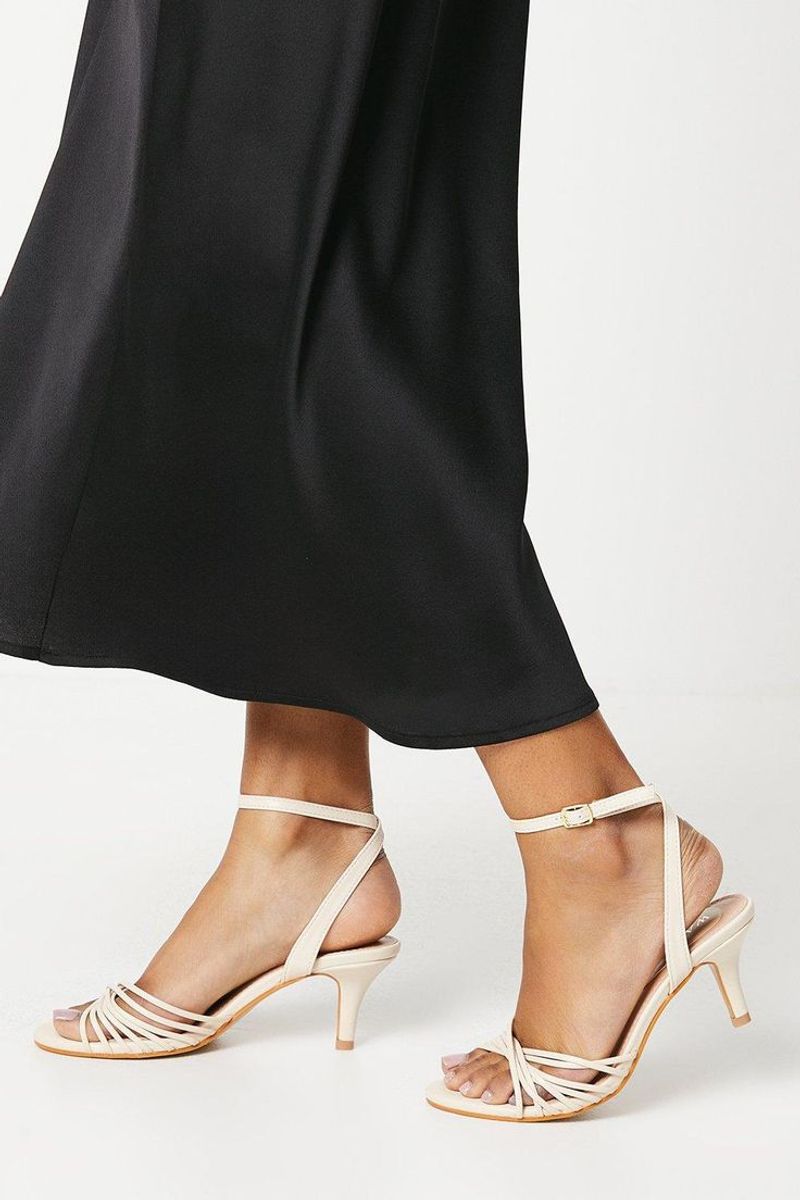 Kitten-Heel Sandals