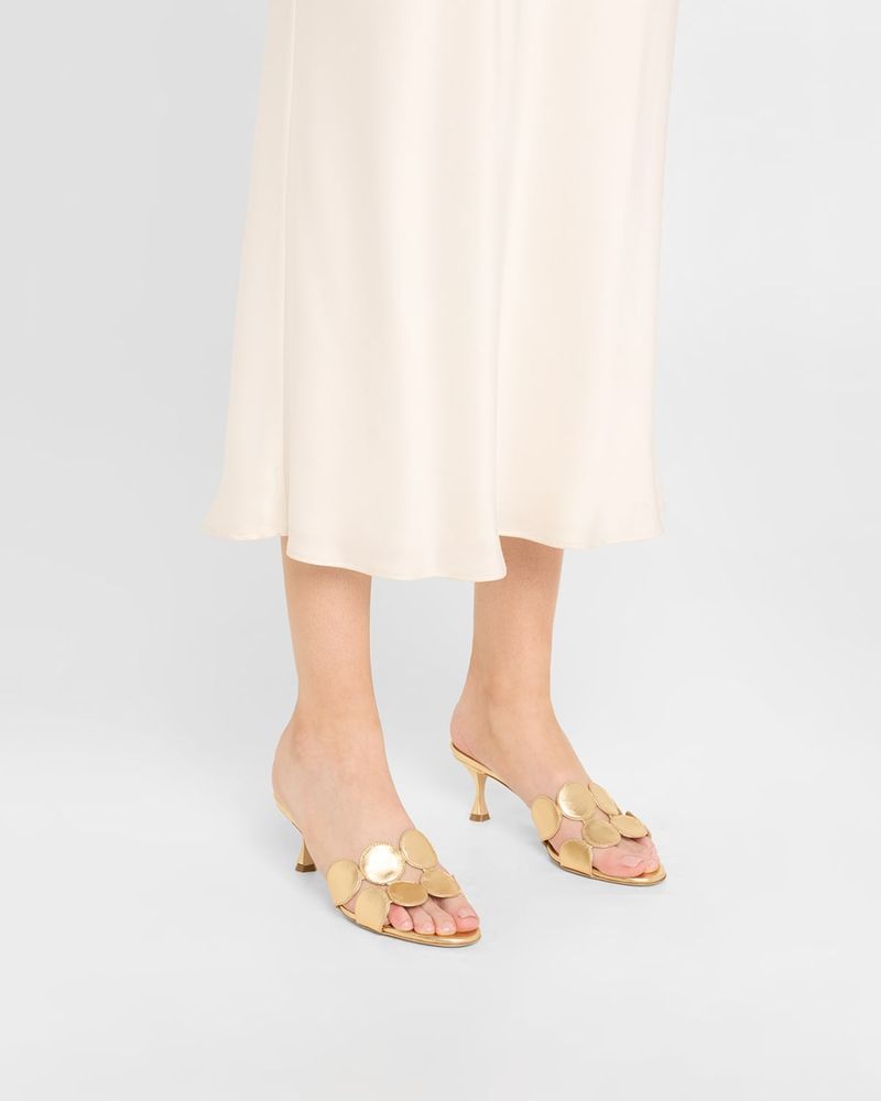 Manolo Blahnik Haribalmu Kitten Heel Sandal