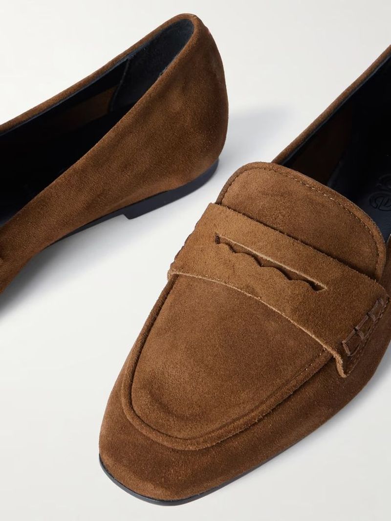 Suede Loafers