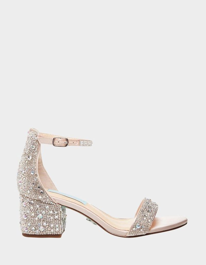 Betsey Johnson Mari Sandals in Champagne