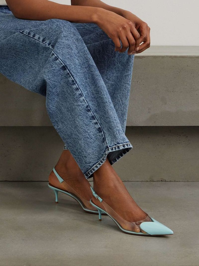 Slingback Kitten Heels