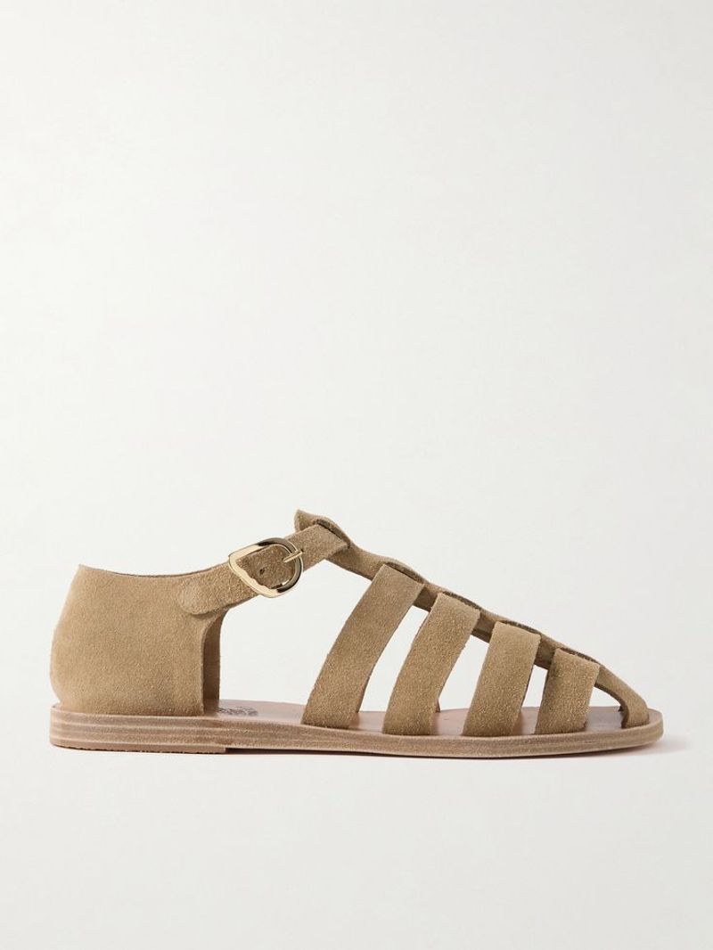 Ancient Greek Sandals Homeria Suede Sandals
