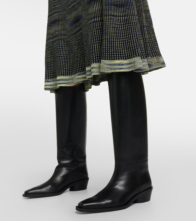 Proenza Schouler Bronco Suede Knee Boots