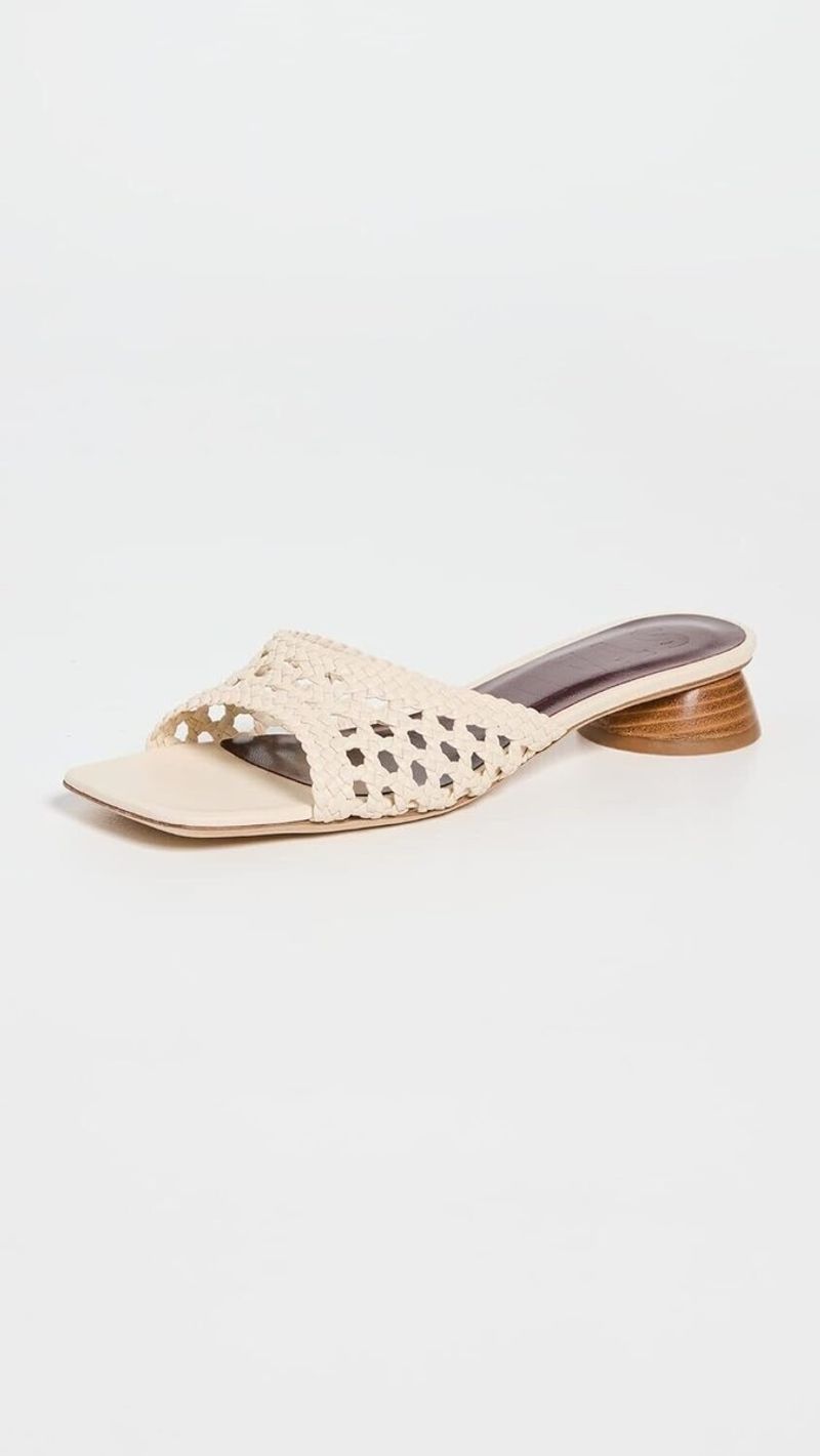 Staud Simone Woven Slide