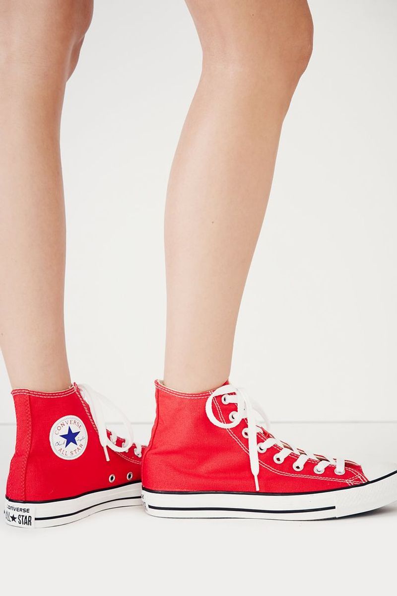 Converse Chuck Taylor All Star High Tops in Red