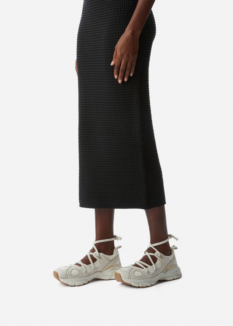 Marathon Panelled Leather-Blend Ballet Flats – Axel Arigato