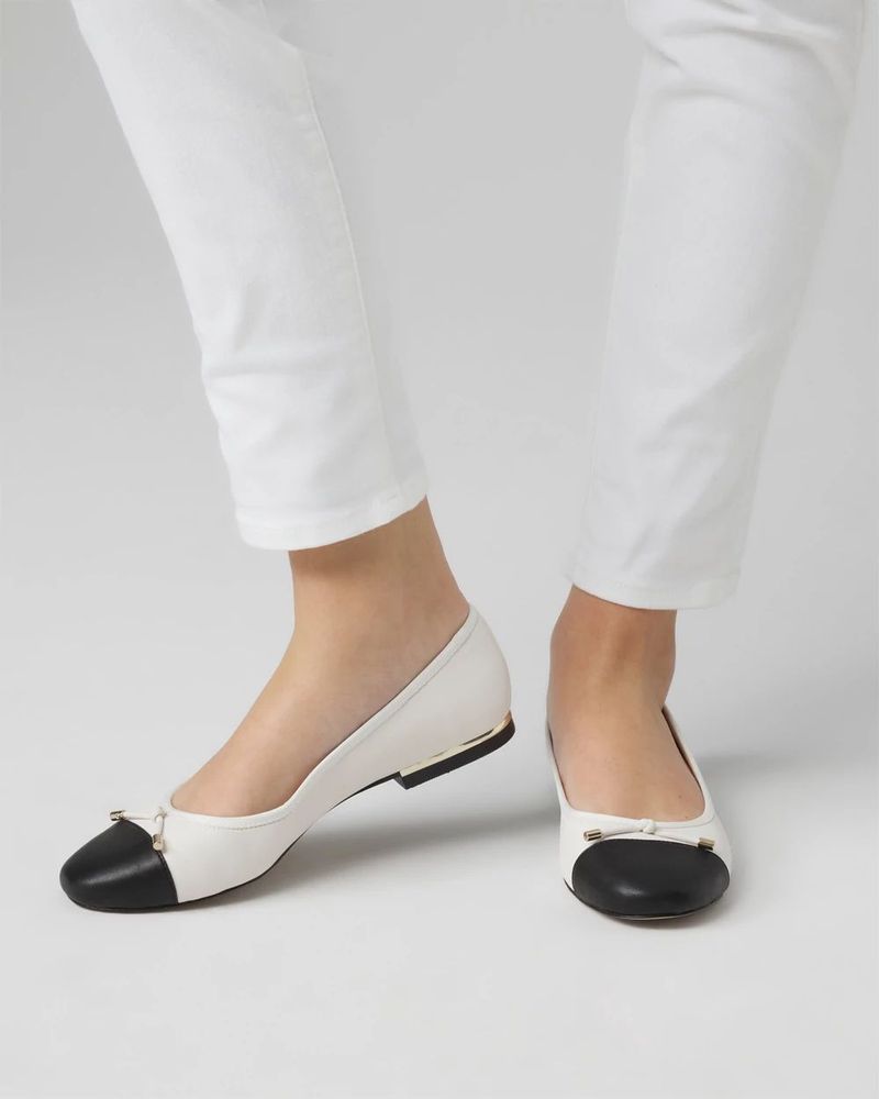 Worn-Out Ballet Flats with Stretched Out Sides