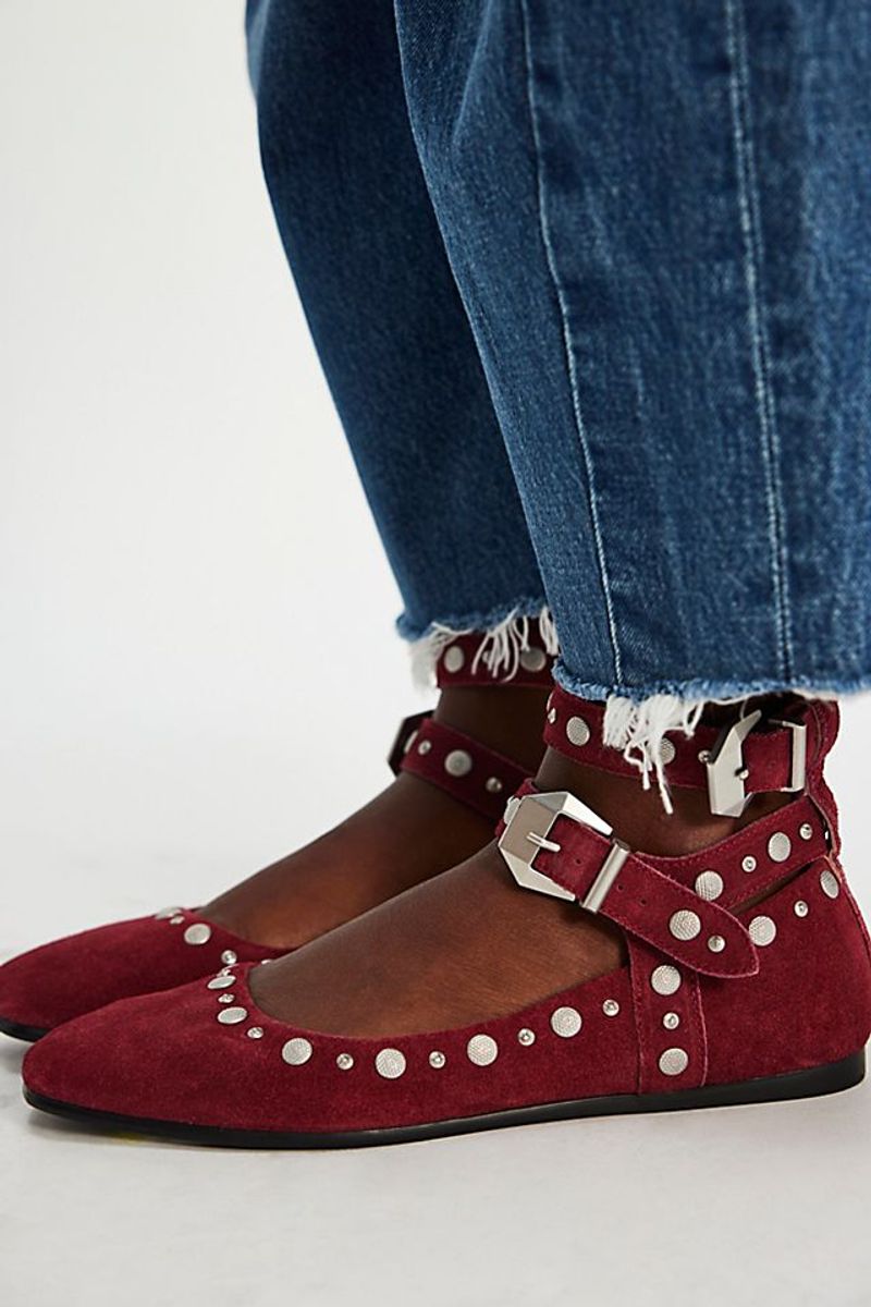 Free People Mystic Mary Jane Double-Strap Flats