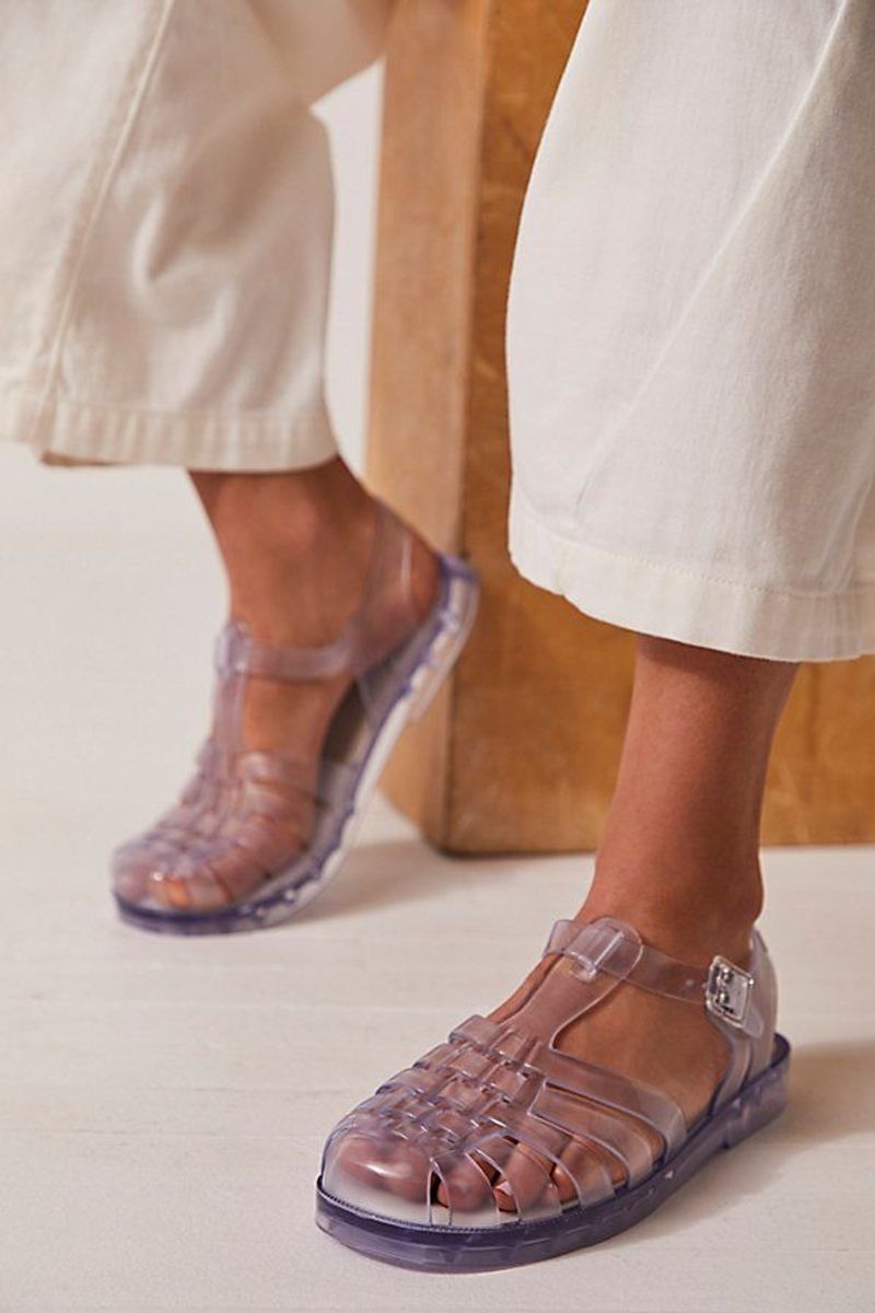 Trendy jelly sandals