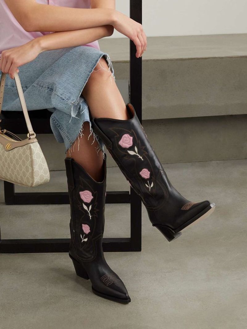 Overly Distressed Cowboy Boots