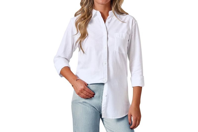 Amazon Essentials Lightweight Button‑Down Shirt