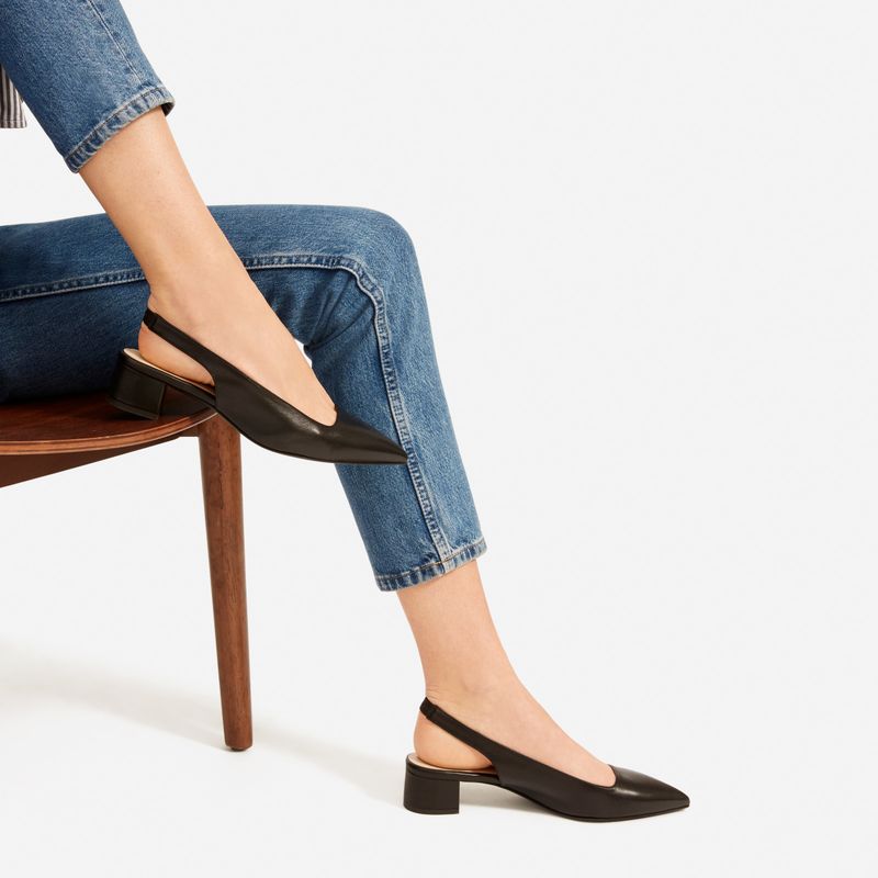 Everlane Ballet Slingback Heels