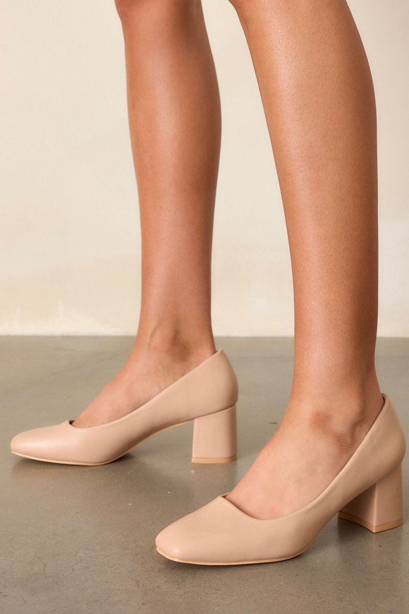Block Heel Pumps