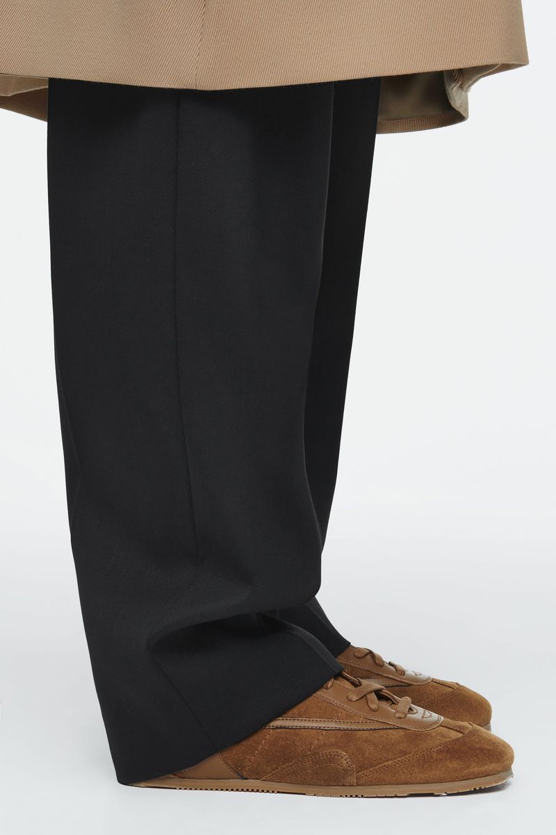 COS Minimal Leather Trainers