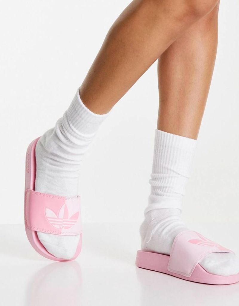 Slip-On Slides with Gym Socks