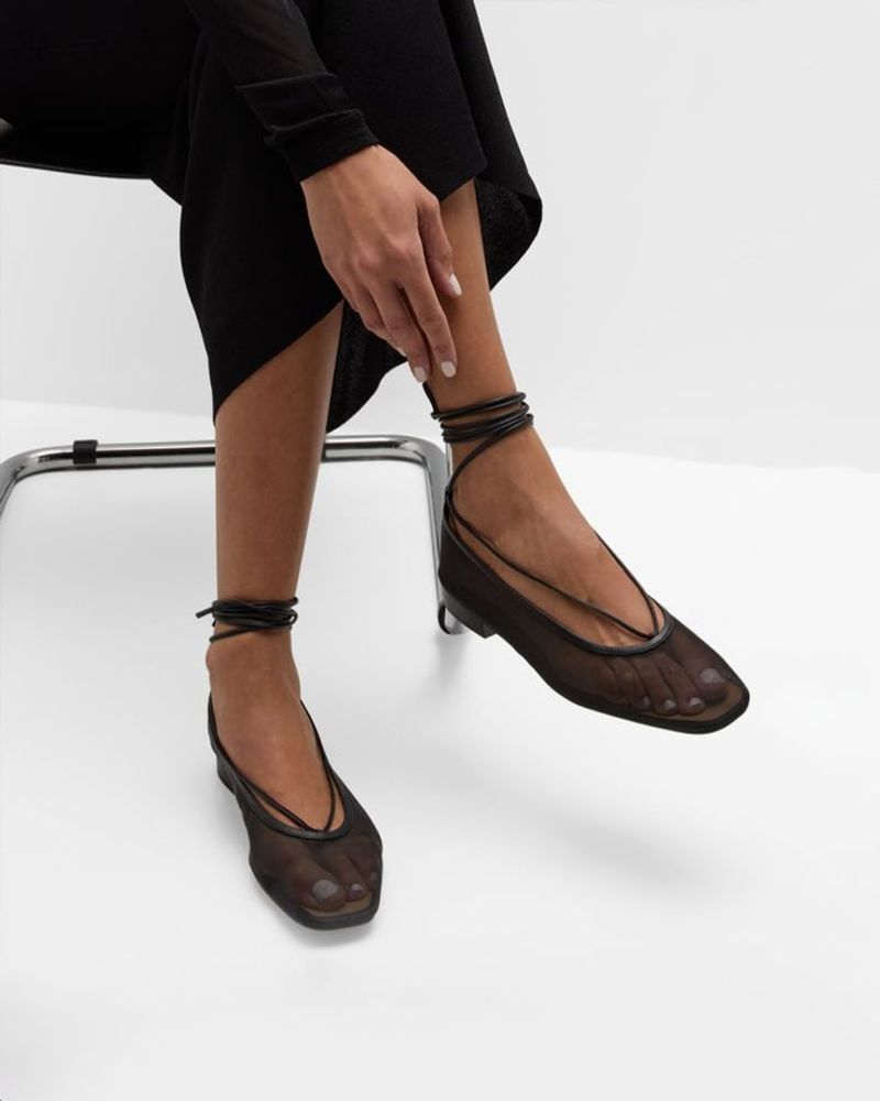 Mesh Ballet Flats