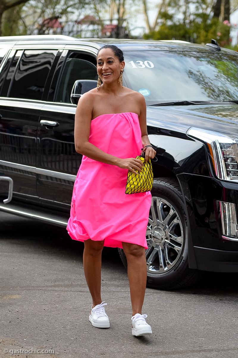 Sneakers with Cocktail Dresses