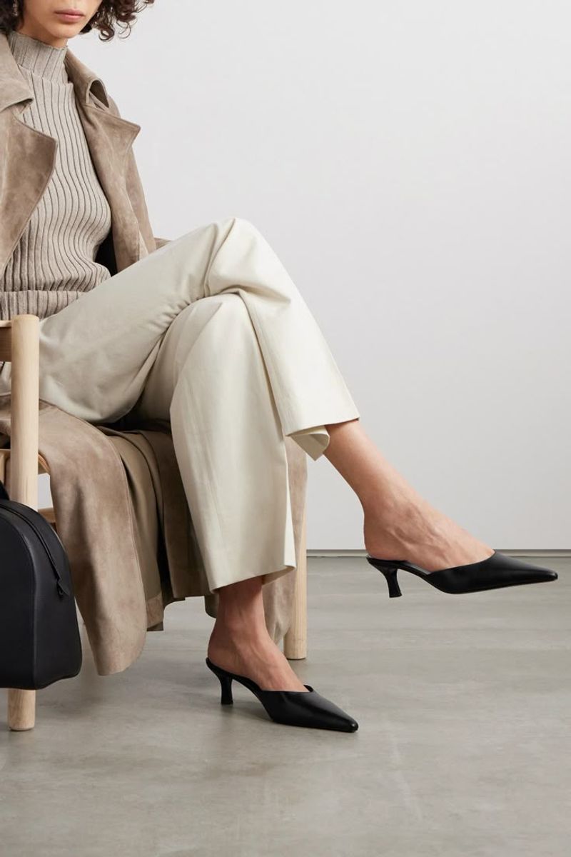 Minimalist Leather Mules